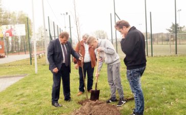 W 100-lecie niepodległości posadzili drzewa wolności 4