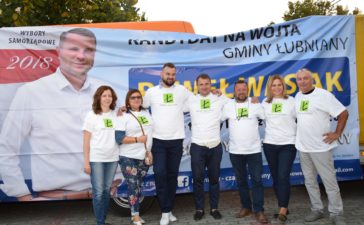 Kandydat na wójta rozpoczął walkę o głosy w Łubnianach 7