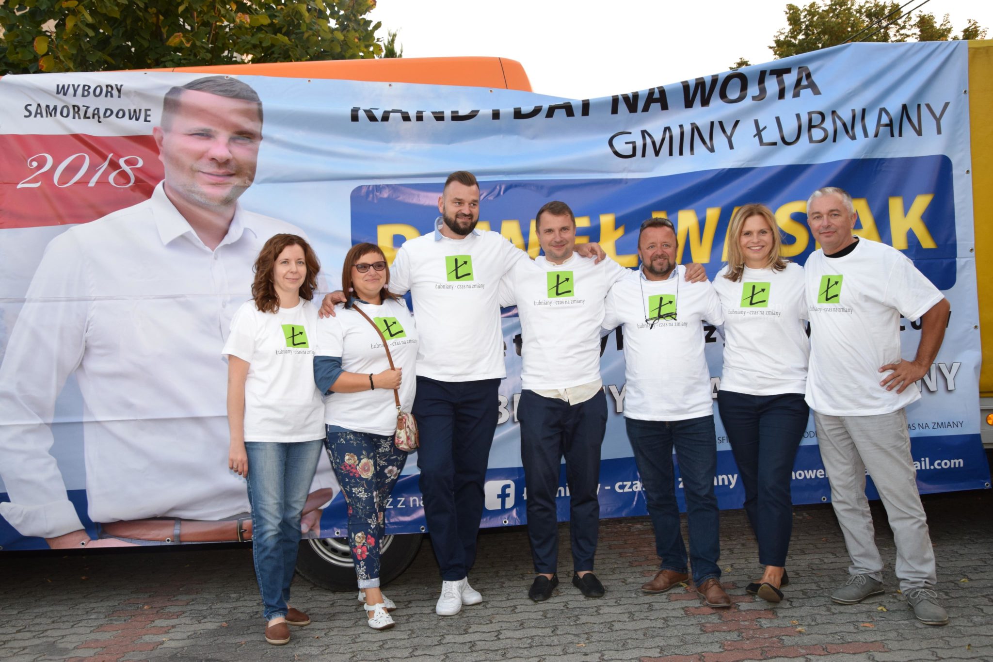 Kandydat na wójta rozpoczął walkę o głosy w Łubnianach 9