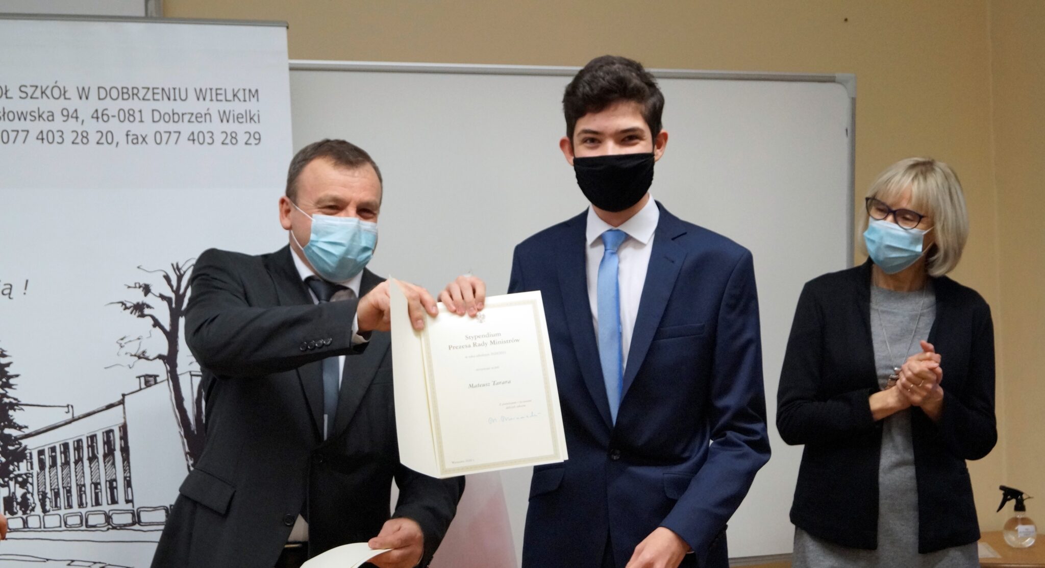 Czterech uczniów Zespołu Szkół otrzymało stypendia premiera 1