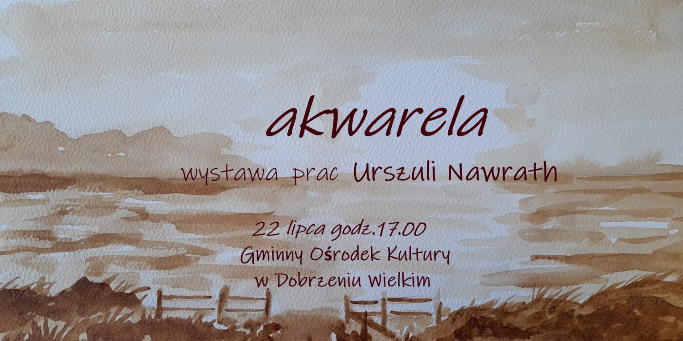 Pasjonatka malarstwa pokaże swoje prace w Dobrzeniu Wielkim 3