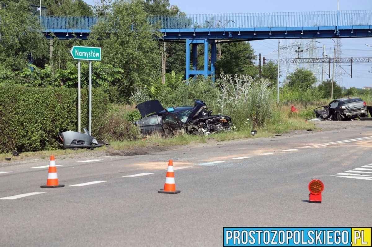 Wypadek przy elektrowni Opole. Oboje kierujący trafili do szpitala 7