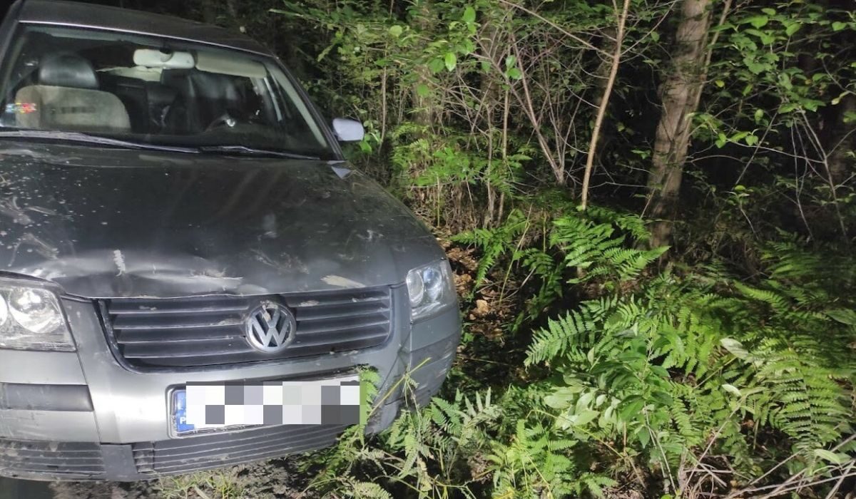 65-latek ugrzązł autem na leśnej drodze. Miał prawie 2,5 promila 4