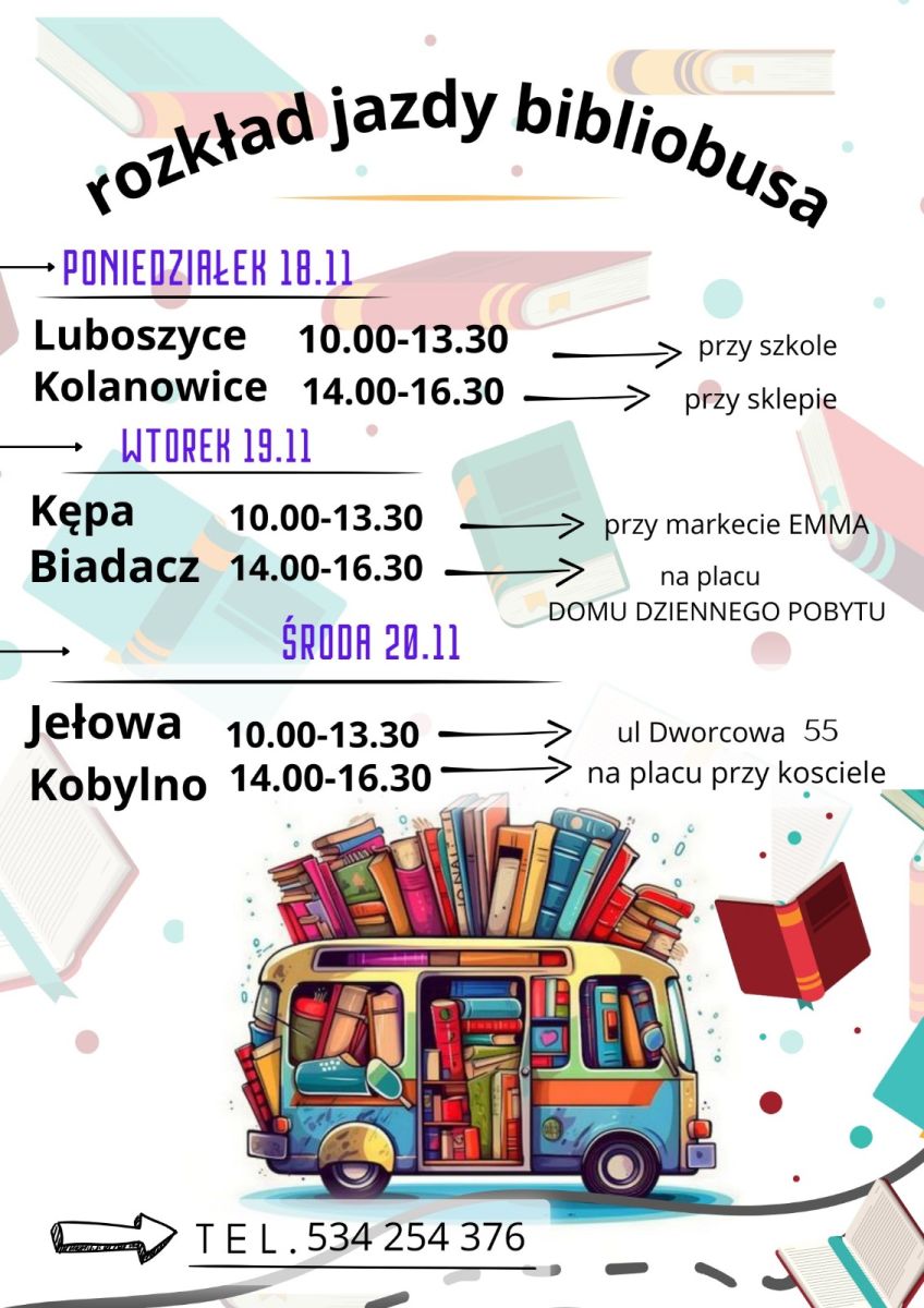 Bibliobus wyrusza w drogę po gminie Łubniany 10