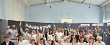 Uroczyste rozpoczęcie roku szkolnego w Luboszycach i odnowionym budynku w Biadaczu 40